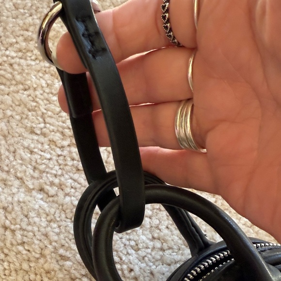 Anthropologie Mini Black Handbag. Bag charm/coin purse - Picture 2 of 7